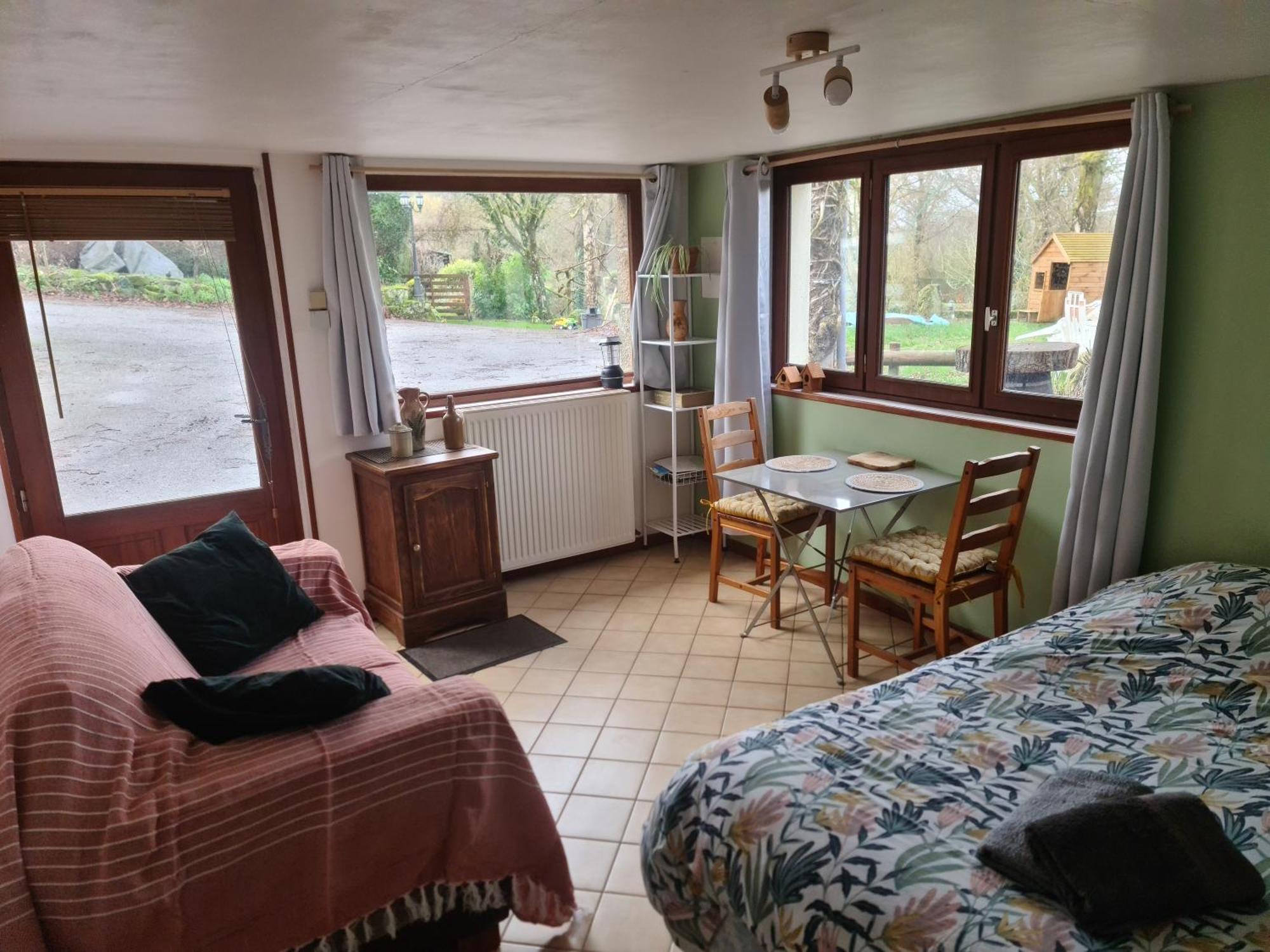Chambre A La Ferme, Les Vergers Du Muscardin Breel 외부 사진